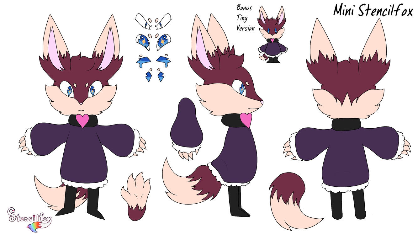 Mini Anthro - Stencilfox reference Mini Anthro - Stencilfox reference