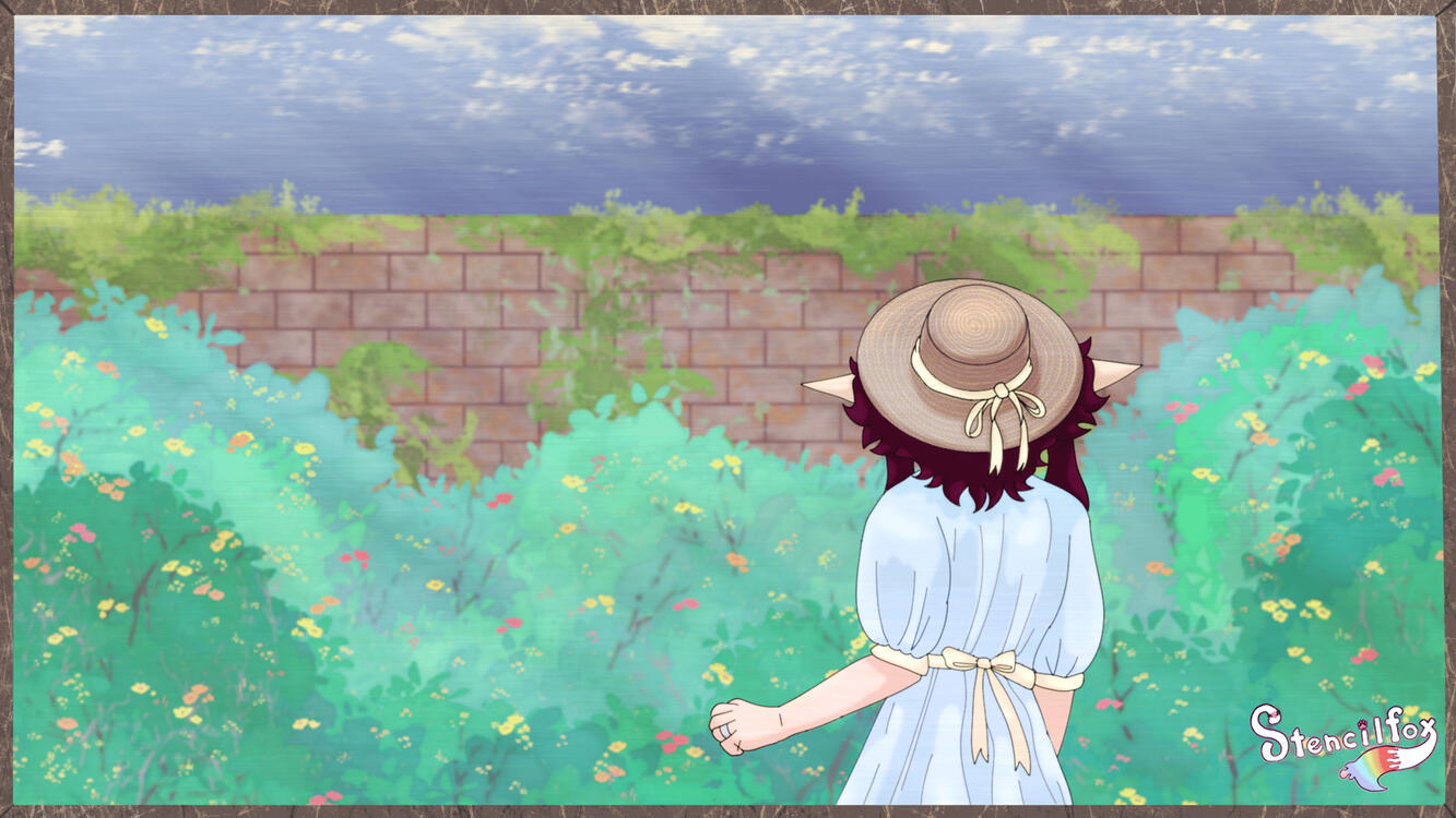 Stencilfox Springtime Illustration